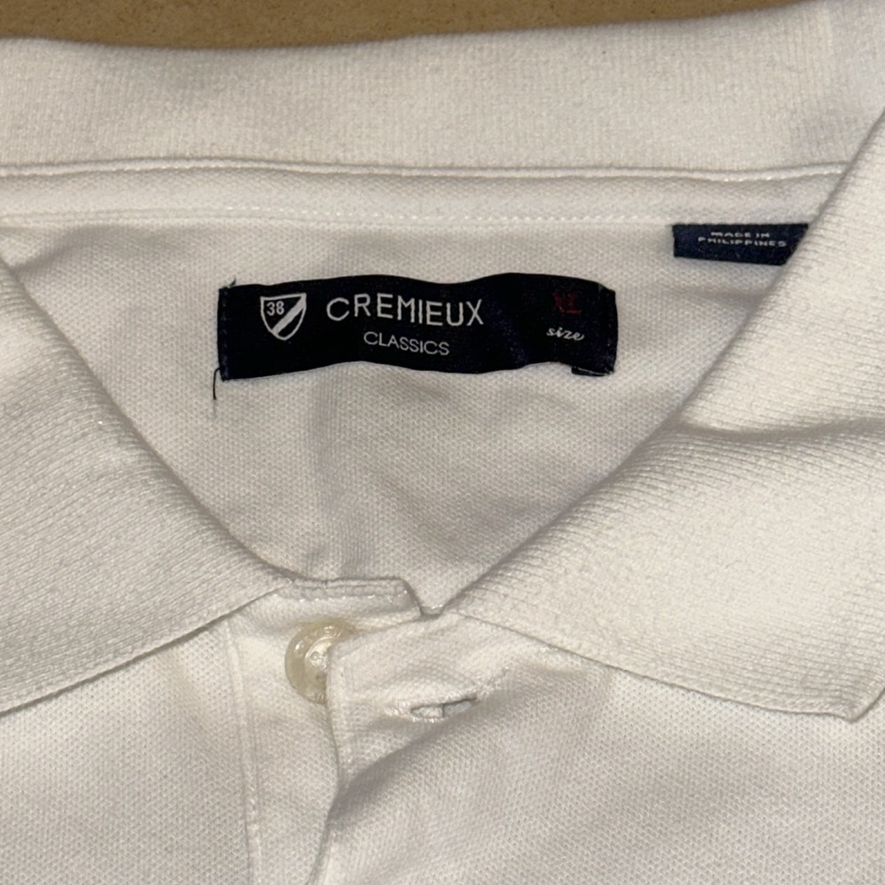 Daniel Cremieux white polo knit shirt size XL - Picture 6 of 6